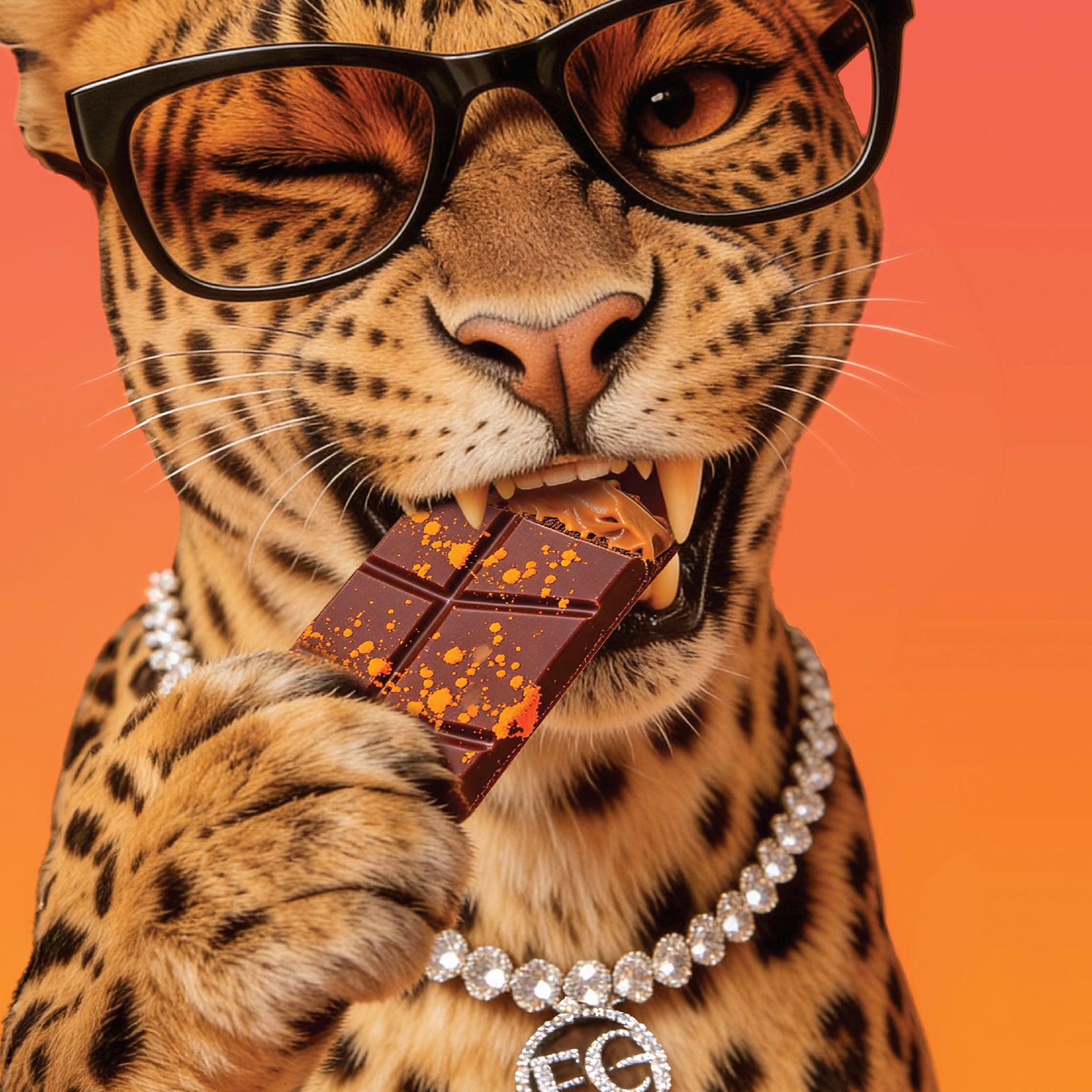 Felora Karak Spice chocolate bar — campaign portrait