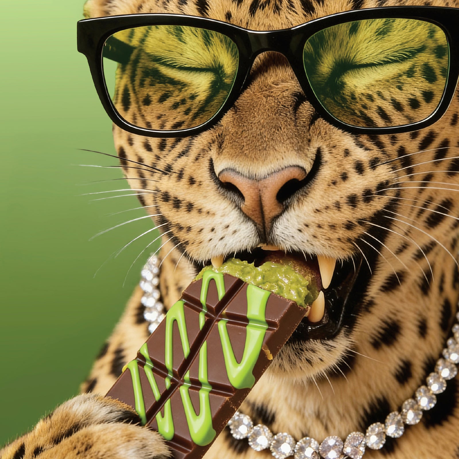 Felora Pistachio Kunafa chocolate bar — campaign portrait